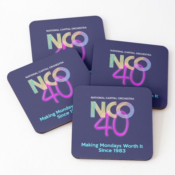 Item preview, National Capital Orchestra NCO 40th Anniversary Logo designed and sold by NCOcanberra.