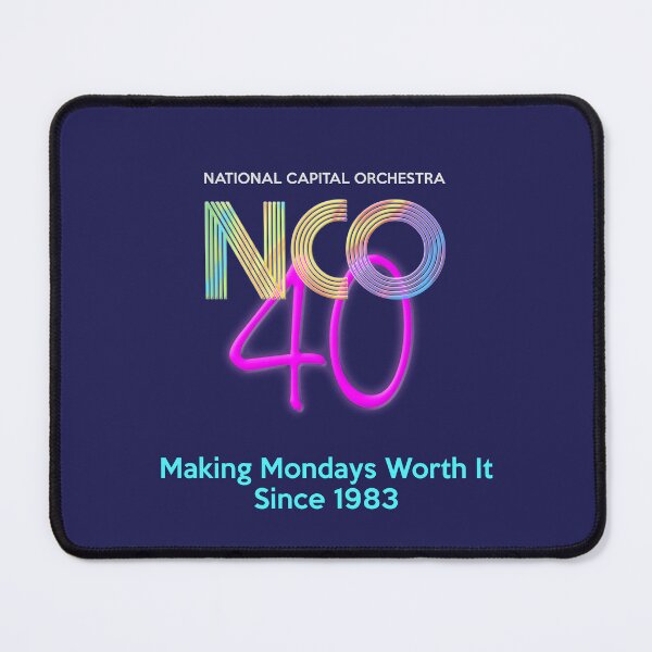 Item preview, National Capital Orchestra NCO 40th Anniversary Logo designed and sold by NCOcanberra.