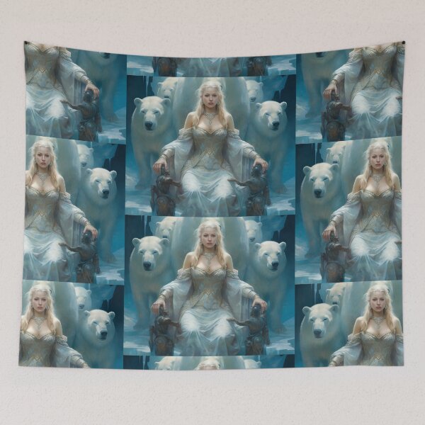 Item preview, Queen of the polar kingdom designed and sold by ArtMysterious.