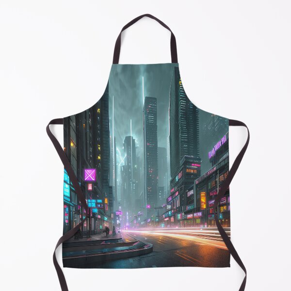 Item preview, Futuristic Beauty of a Cyberpunk City designed and sold by D3monic.
