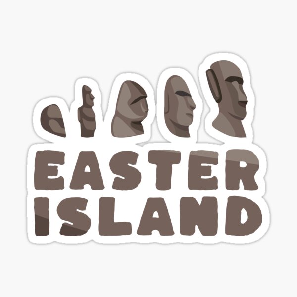 Item preview, Easter Island Heads Statues Moai Polynesian designed and sold by ciken007.