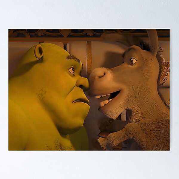 Shrek And Donkey Meme Canvas Prints for Sale