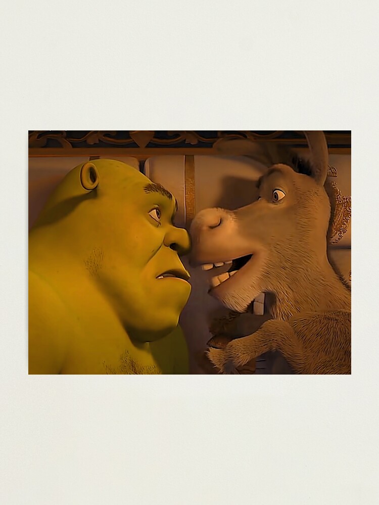 Shrek meme | Photographic Print