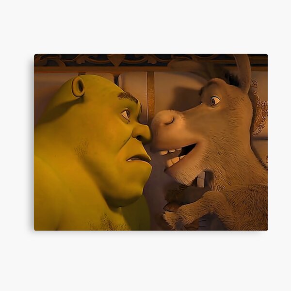 Shrek And Donkey Meme Canvas Prints for Sale