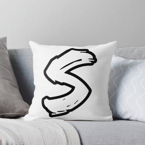 Item preview, S BRUSH STYLE CAPITAL LETTER INITIAL T-SHIRT MODERN MINIMALIST FONT LOGO TYPEFACE LETTERING TYPOGRAPHY MONOGRAM TEE designed and sold by prezziefactory.