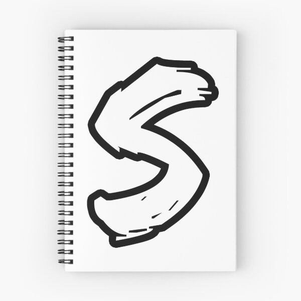 Item preview, S BRUSH STYLE CAPITAL LETTER INITIAL T-SHIRT MODERN MINIMALIST FONT LOGO TYPEFACE LETTERING TYPOGRAPHY MONOGRAM TEE designed and sold by prezziefactory.