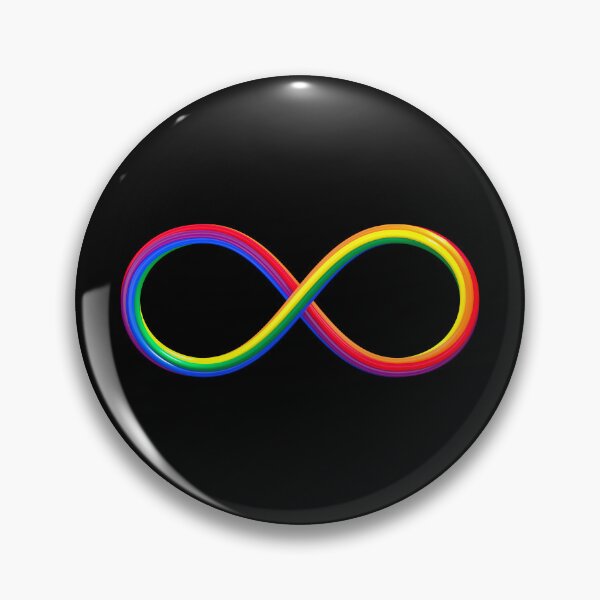 Item preview, Infinity infinity symbol rainbow LGBT designed and sold by lathspell.