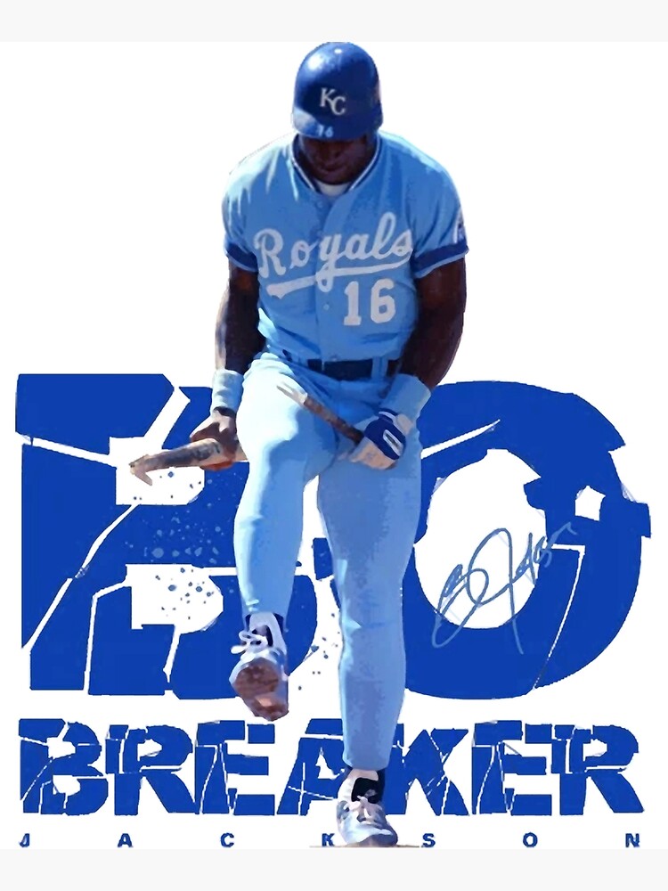 Bo Jackson Royals baseball card mosaic Greeting Card for Sale by  CenCalSports