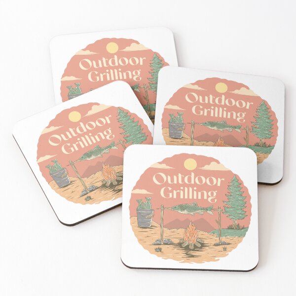 Item preview, Outdoor Grilling designed and sold by WAHYUDELMORA Design & Illustration.