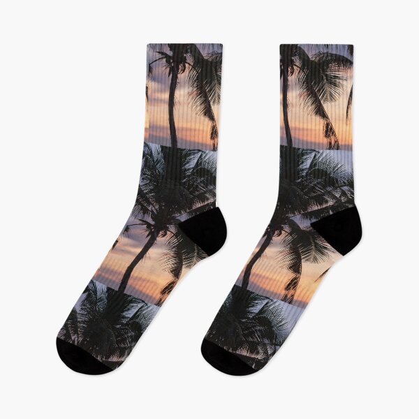 Item preview, Sunset time with coconut tree designed and sold by aounfotograf.