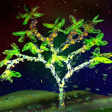 Artwork thumbnail, Abstract Tree by RoxanneG