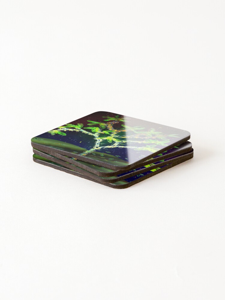 Thumbnail 4 of 5, Coasters (Set of 4), Abstract Tree designed and sold by RoxanneG.