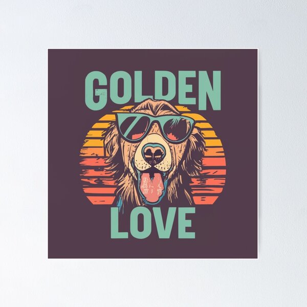 Artikelvorschau, Golden Retriever Liebe entworfen und verkauft von jay0o0.