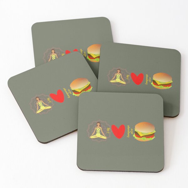 Item preview, Yoga is my love language also burger designed and sold by Rajasekar.