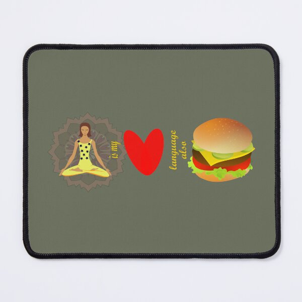 Item preview, Yoga is my love language also burger designed and sold by Rajasekar.