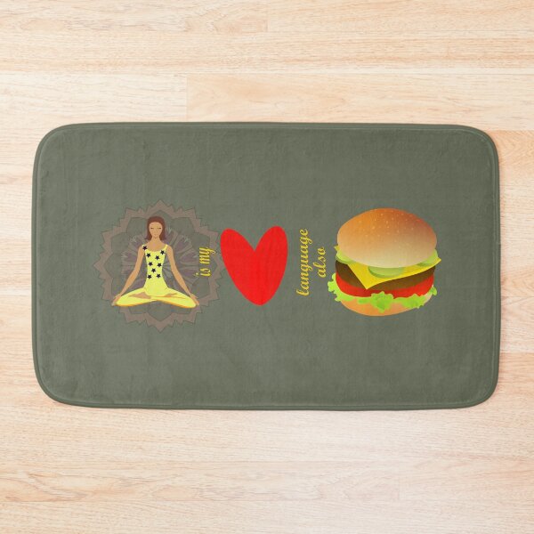 Item preview, Yoga is my love language also burger designed and sold by Rajasekar.