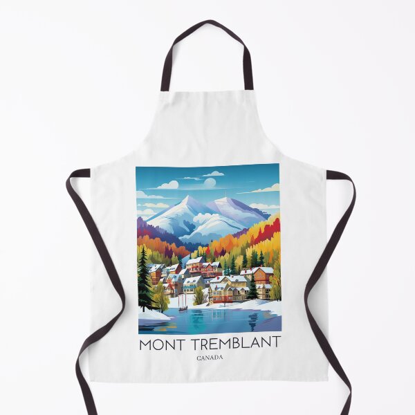 Item preview, A Pop Art Travel Print of Mont Tremblant - Canada  designed and sold by StudioRedKoala.