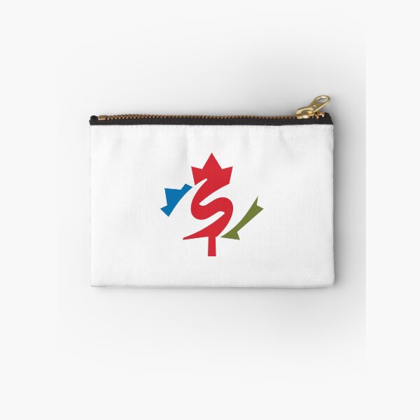 Item preview, Maple leaf and caring hand Gesture around a letter S designed and sold by Wiggly Lines.