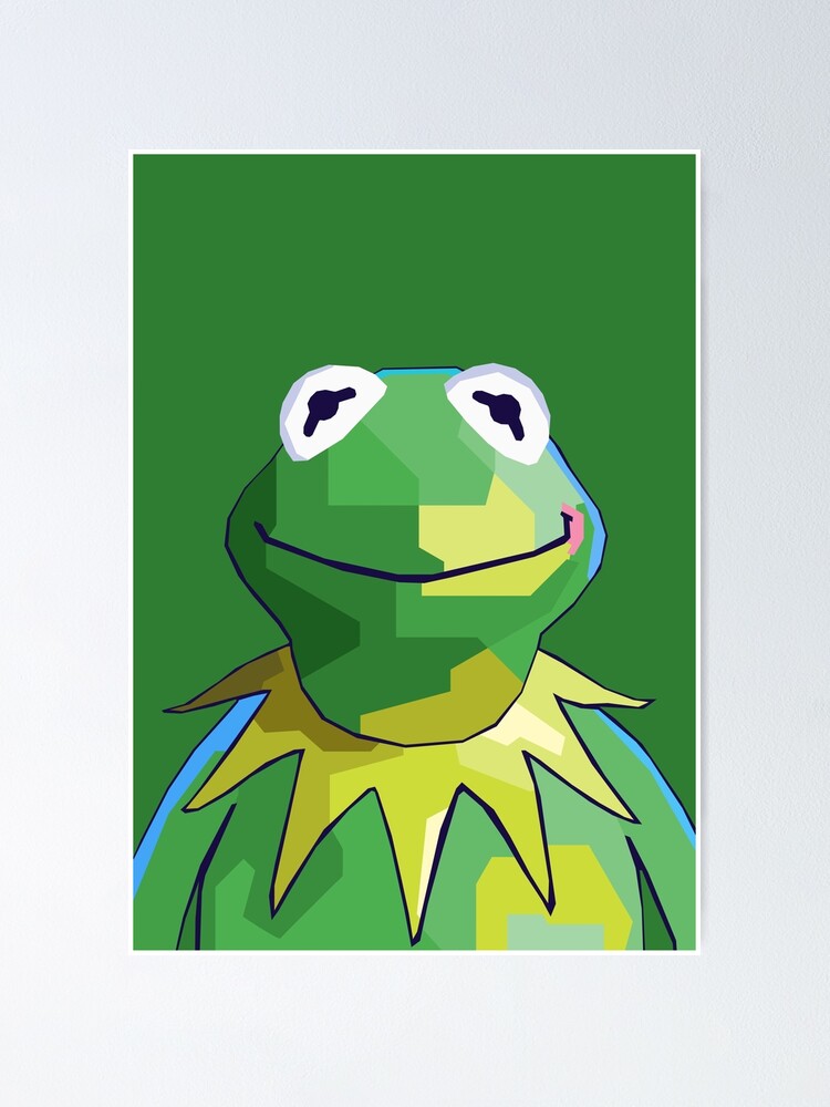 Kermit The Frog Meme Pop Art Poster for Sale by ZeetArt