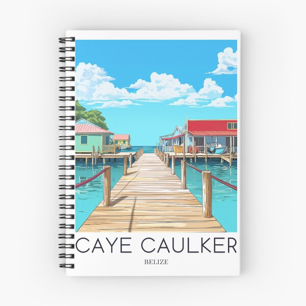 Item preview, A Pop Art Travel Print of Caye Caulker - Belize  designed and sold by StudioRedKoala.