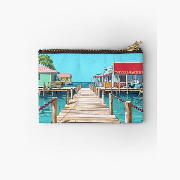 Item preview, A Pop Art Travel Print of Caye Caulker - Belize  designed and sold by StudioRedKoala.