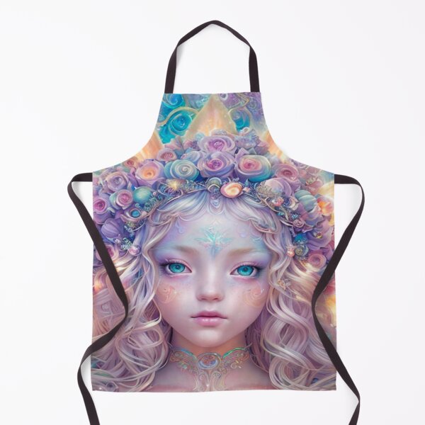Item preview, FLOWER POWER FAIRY PRINCESS - Beautiful Magical Little Girl Angel with Blue Eyes and Blonde Hair designed and sold by BadassBazaar.