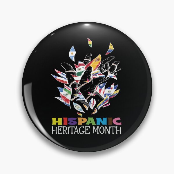 Artikelvorschau, Happy National Hispanic Heritage Month All Countries Flags entworfen und verkauft von LumbardaDesigns.