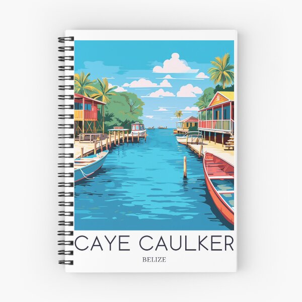 Item preview, A Pop Art Travel Print of Caye Caulker - Belize  designed and sold by StudioRedKoala.