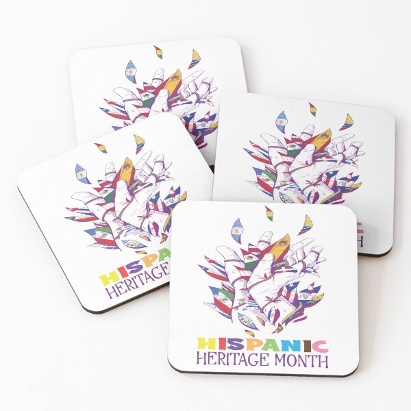 Item preview, Happy National Hispanic Heritage Month All Countries Flags designed and sold by LumbardaDesigns.
