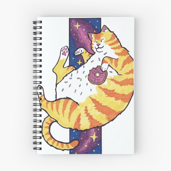 Item preview, Fat Space Donut Cat designed and sold by lightwalker93.