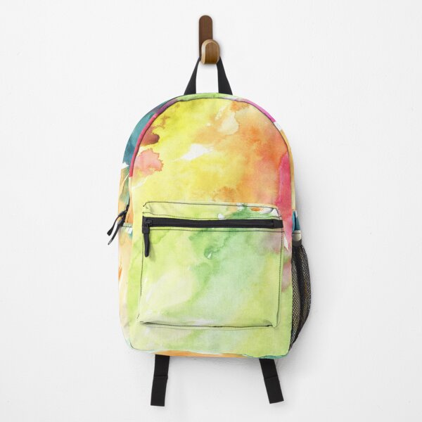 Item preview, Abstract watercolor bright color painting designed and sold by lausn.