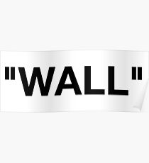 Off White Label Wall Logo Poster