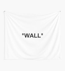 Off White Label Wall Logo Tapestry