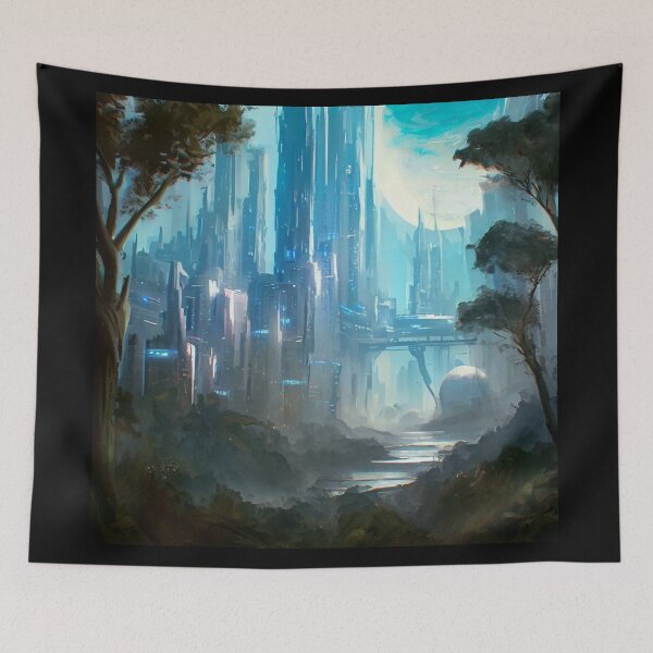 Item preview, SF - City On Forest Planet 2 designed and sold by CrankyOldDude.