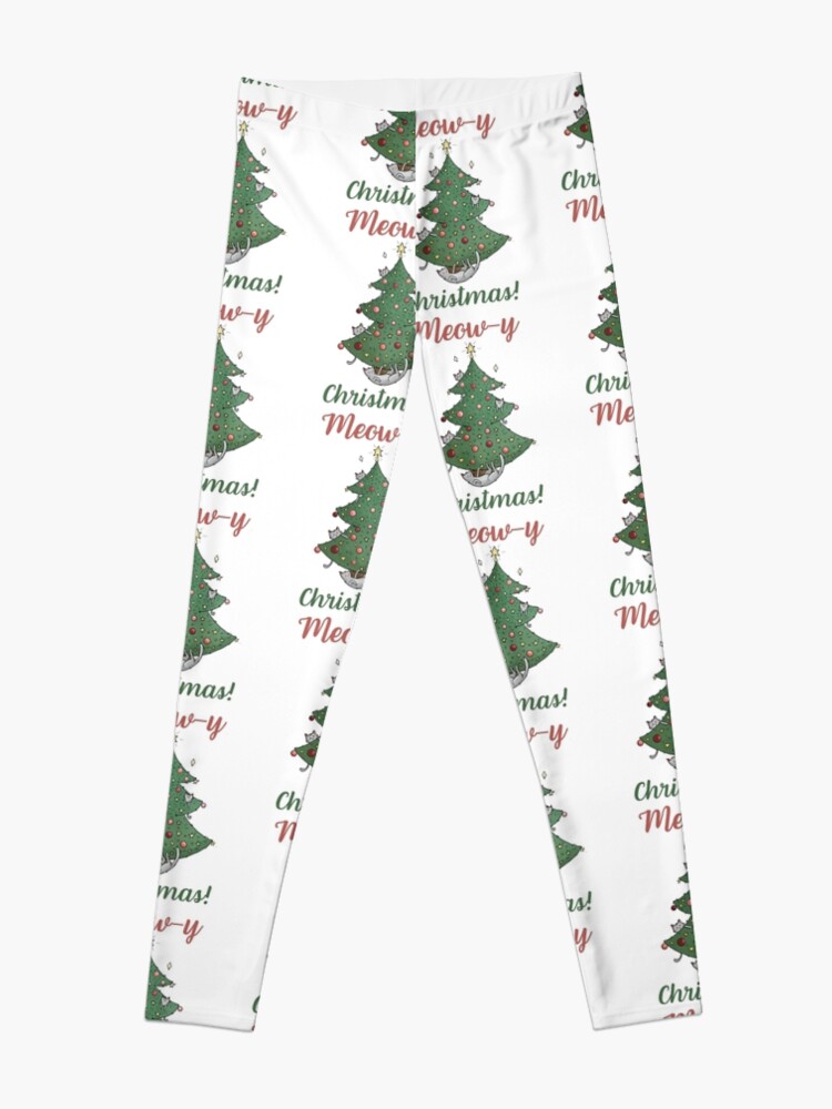 Cat hotsell christmas leggings