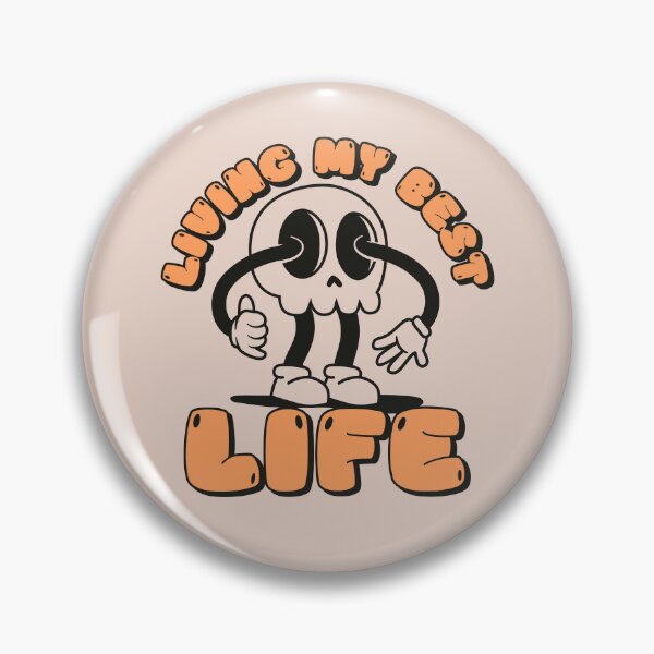 Item preview, Living my best life, aesthetic motivation graphic slogan, cute digital illustration modern art designed and sold by MarJul.