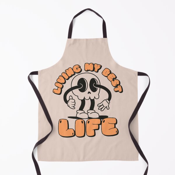 Item preview, Living my best life, aesthetic motivation graphic slogan, cute digital illustration modern art designed and sold by MarJul.