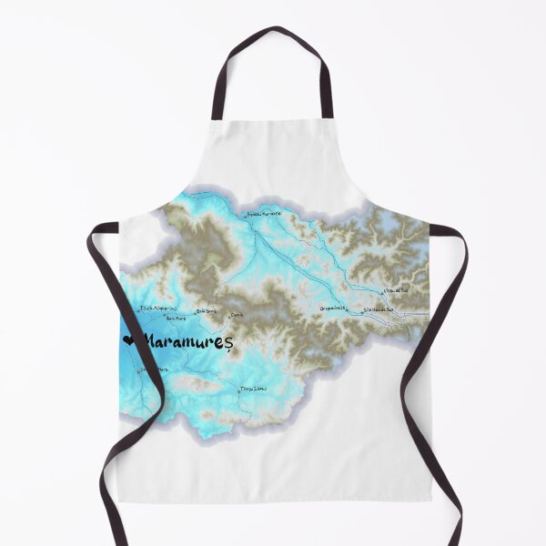 Item preview, Maramureș County Map, România 2 designed and sold by maptheclouds.