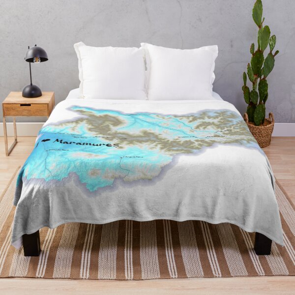 Item preview, Maramureș County Map, România 2 designed and sold by maptheclouds.
