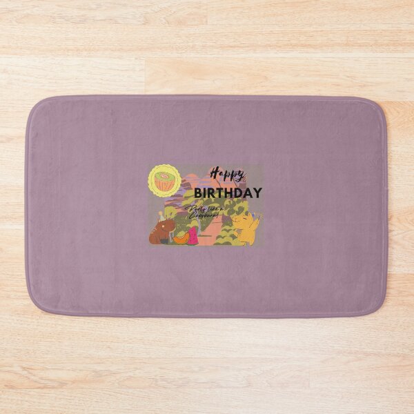 Item preview, Capybara Birthday designed and sold by Project Remission, LLC.