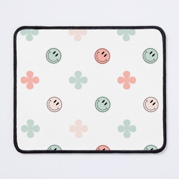 Item preview, Groovy Smiling Flower Skull Boho Halloween pattern designed and sold by ElLocoMus.