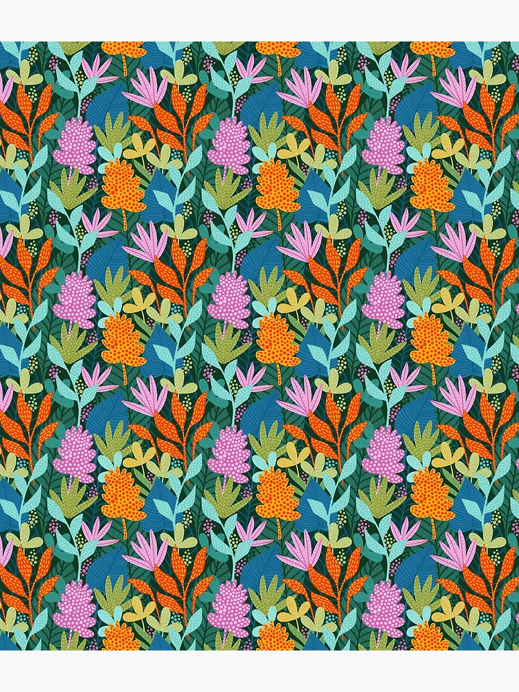 Thumbnail 3 of 3, Backpack, Abstract leaf pattern designed and sold by Lagomodi.