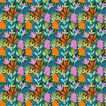 Artwork thumbnail, Abstract leaf pattern by Lagomodi