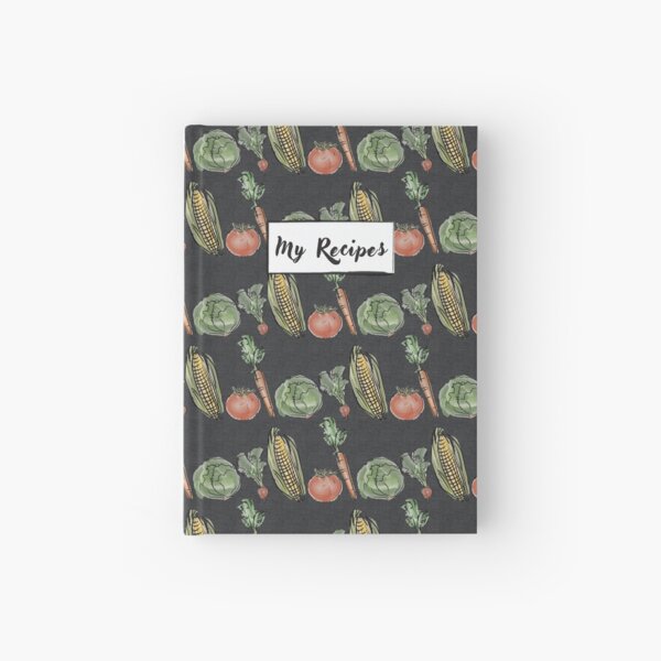"My Recipes" Book (Gray) Hardcover Journal