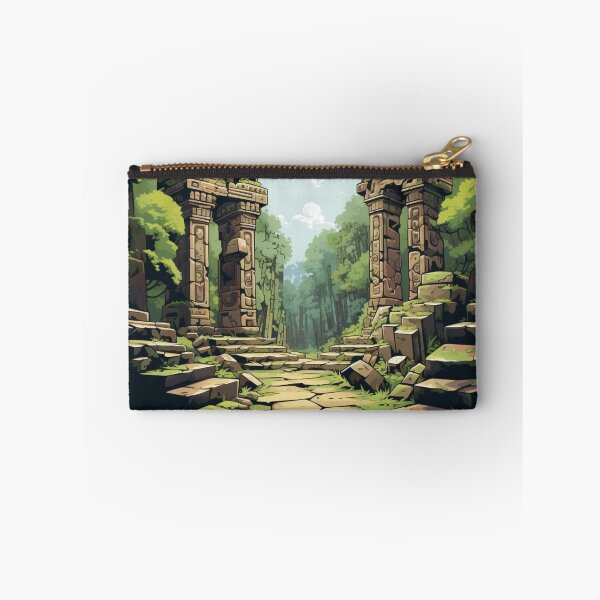 Item preview, A Pop Art Travel Print of the Copán Ruins - Honduras designed and sold by StudioRedKoala.