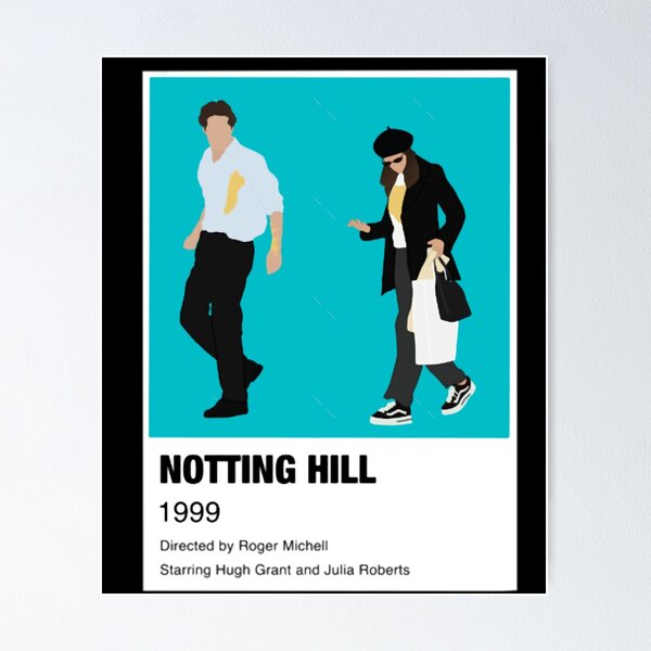 Notting Hill movie minimalist by Remake Posters