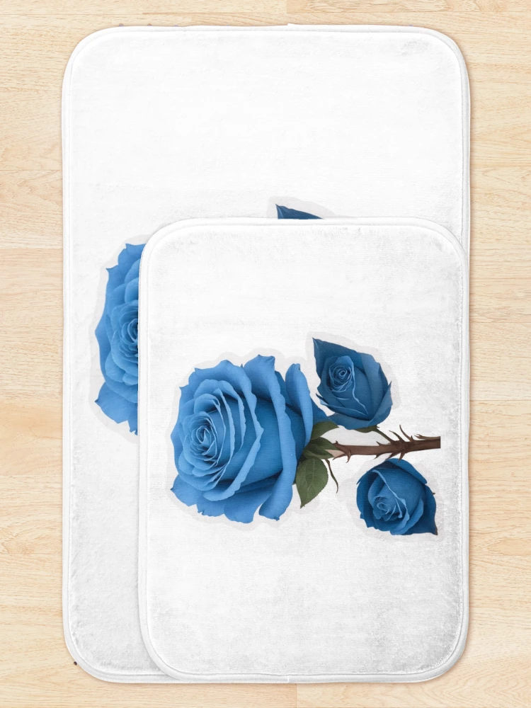 Thumbnail 5 of 6, Bath Mat, Romantic Rose 2 designed and sold by RabbitPrints.