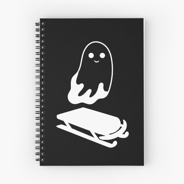 Item preview, Ghost Riding A Sled Funny Halloween Kids Sled Ghost Gear designed and sold by DynamicDesign.