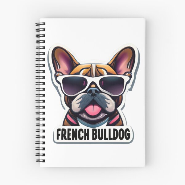 Item preview, Playful French Bulldog Glasses Tongue Out Adorable Portrait designed and sold by Psycho-Crazy.