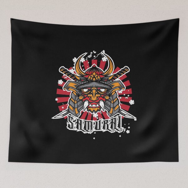 Item preview, Samurai Mask japan style. designed and sold by MusixT-Shirt.
